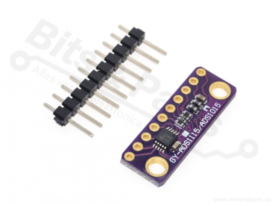 ADC ADS1115 16-Bit breakout - 4 kanaals met programmeerbare versterker